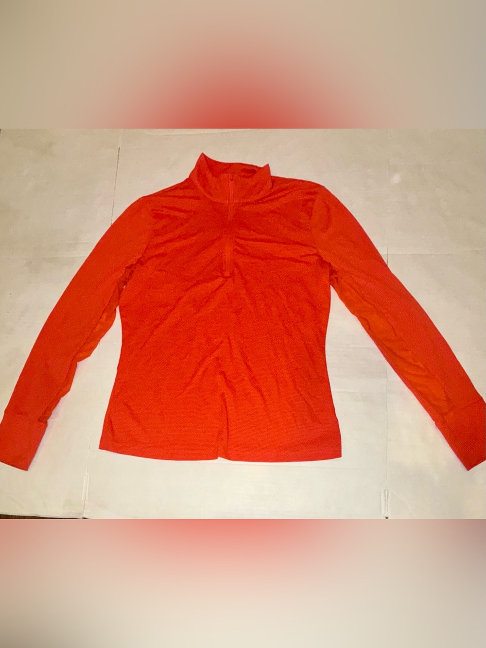 Tommy Bahama Long-Sleeve Quarter-Zip Top - Vibrant Orange